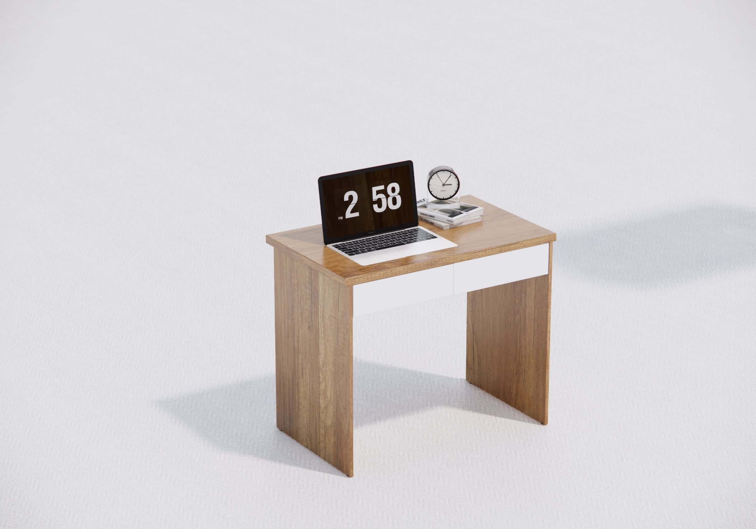 Bàn học (Desk) 2 hộc kéo dưới Amberline