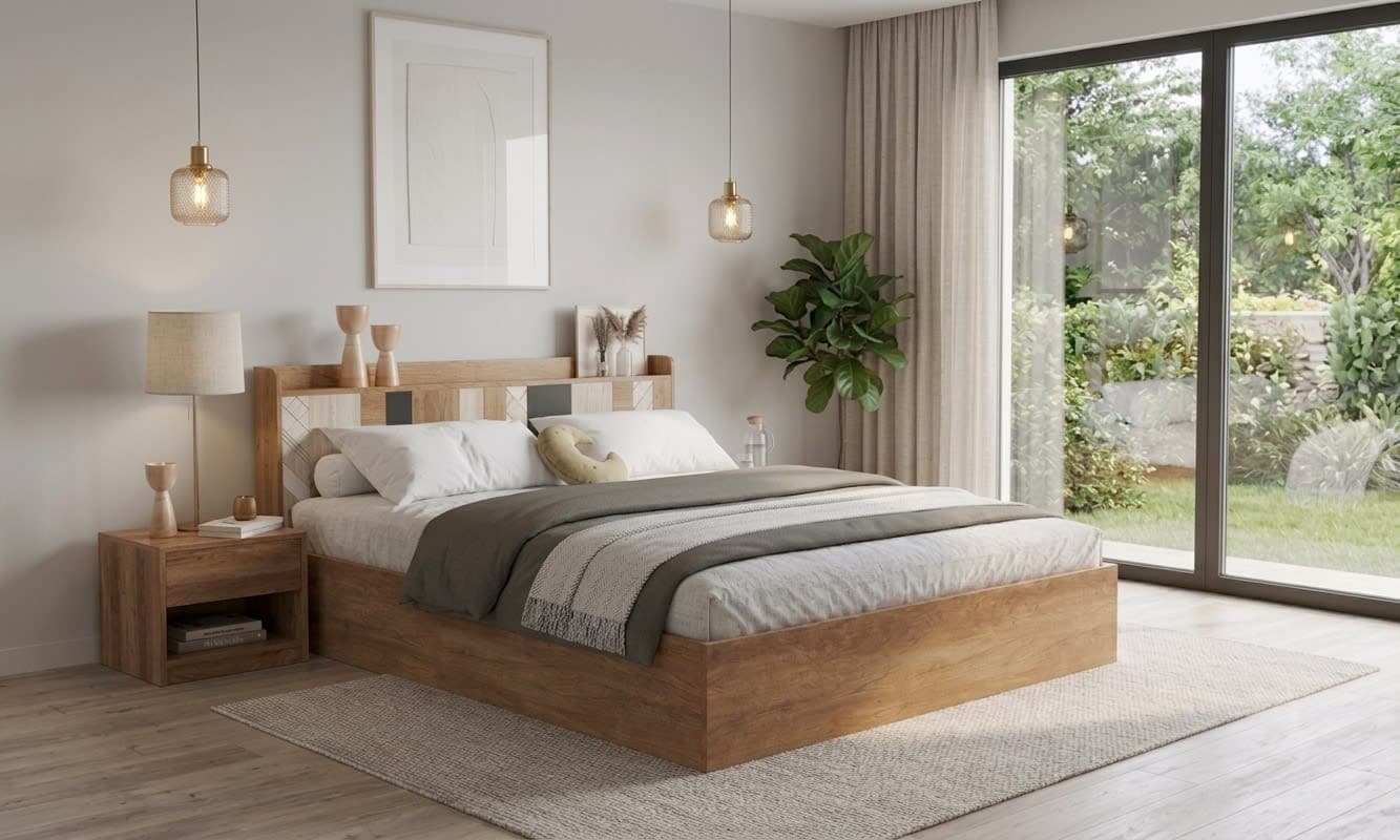 Giường Ngủ 1m4 Có Đầu Giường hover