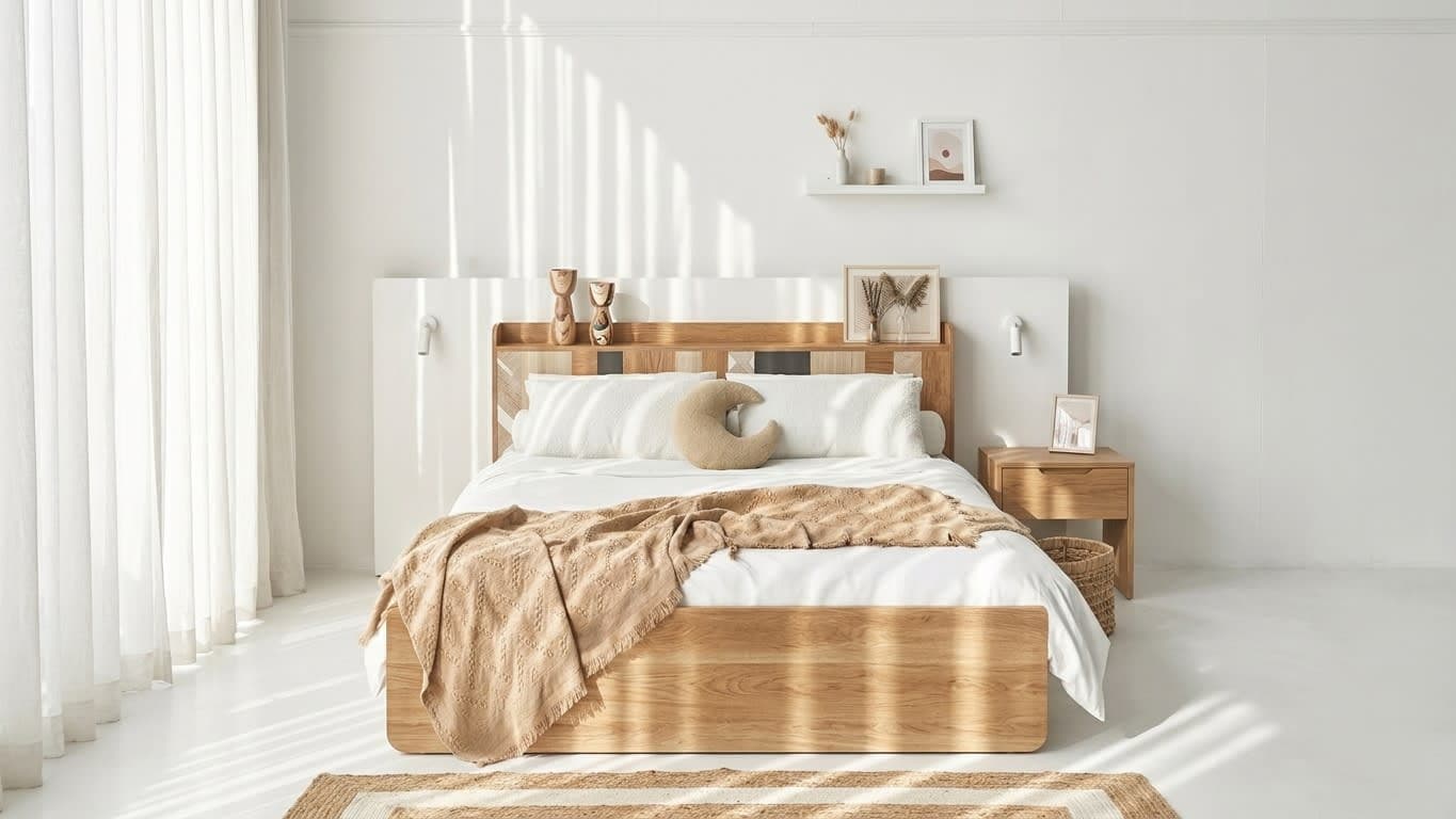 Giường Ngủ 1m8 Có Đầu Giường