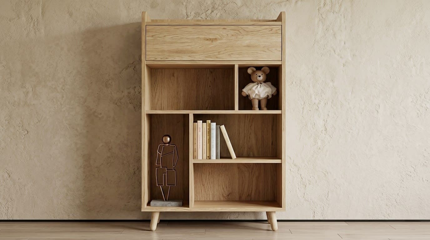 Tủ Trang Trí Lửng 1 Hộc Kéo Lumi