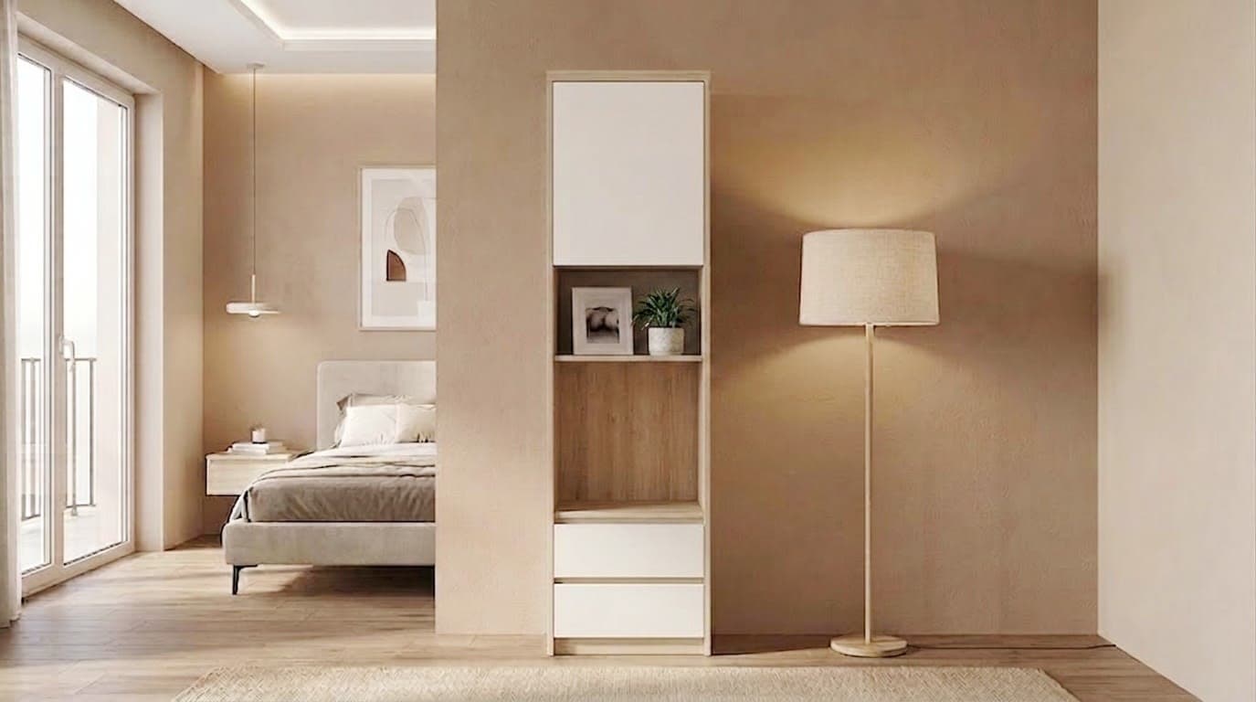 Tủ Đứng Bên Tủ Áo 1 Cánh Lumi